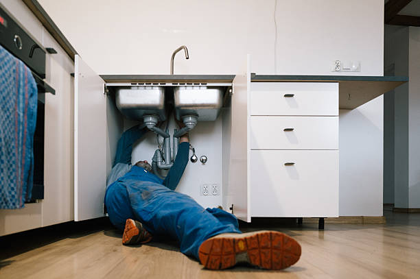Professional Drain Cleaning technician working in Fairview, OH